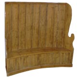 Antique Barrel Back Settle