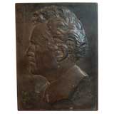 Bronze bas relief