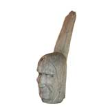 American Indian wood sculpture by Harry Robinson