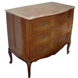 French three drawer chest
