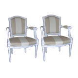 Vintage French Style Arm Chairs