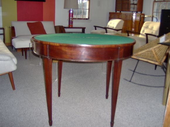 19th Century Demi Lune Game Table