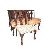 Rare set of  8 Georgian dining chairs circa 1760-1780