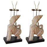 Pair of lamps in the style of Tony Duquette