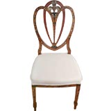 Painted Satinwood Side Chair