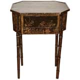 Georgian Japanned Sewing Table