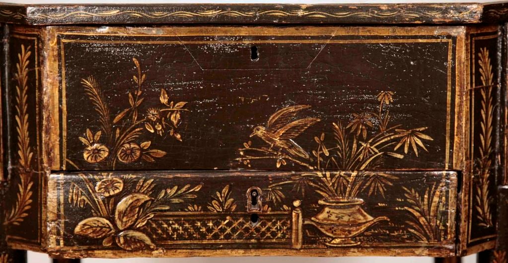 Georgian Japanned Sewing Table