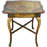 A Venetian Chinoiserie Painted Table
