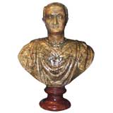 Sienna Marble Bust of Caesar