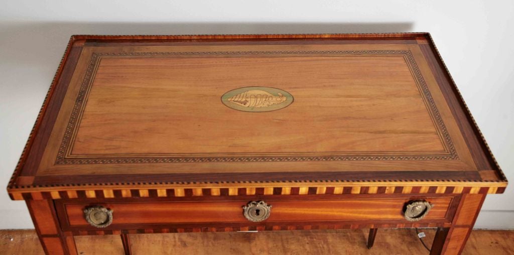 A Dutch Marquetry Side Table