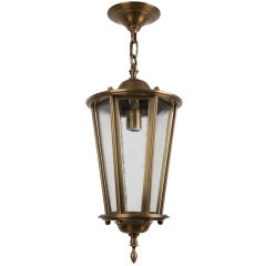 Devon lantern by Remains Lighting
