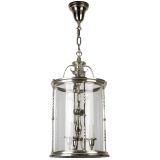 Antique A cylindrical silver lantern