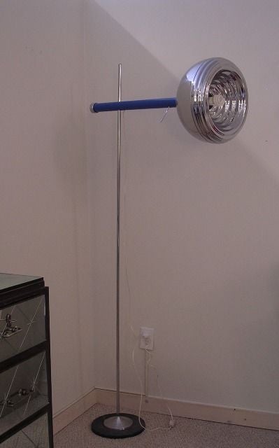 Italian Chromed Floor Lamp
