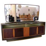 Vintage Large "Dassi" Buffet with Lighting Mirror.