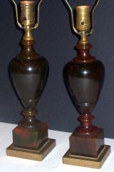 Pair of Lucite Lamps