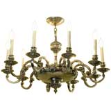 Neo Classic Silver Plated Chandelier