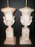 Rock crystal French lamps