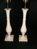 French alabaster lamps