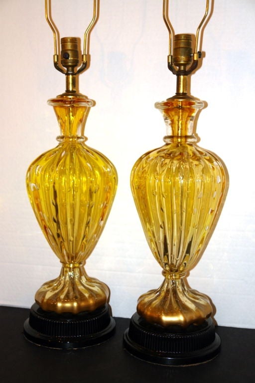 Murano Glass Table Lamps 1