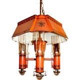 Painted Tole Chandelier
