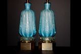 Blue Venetian Glass Lamps
