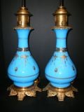 Art Nouveau Glass Table Lamps