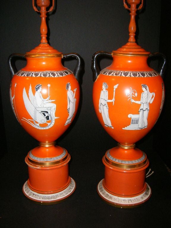 "Grecian Urn" Table Lamps