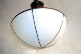 Leaded glass light fixture