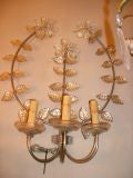 Pair of Silver Plated Sconces
