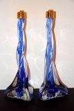 Antique Murano Glass Table Lamps
