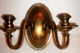 Pair of Antique Neoclassic Copper Sconces