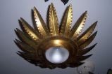 Gilt Metal Light Fixture