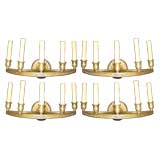 Set of 4 Arch Shaped Neo Classic Sconces