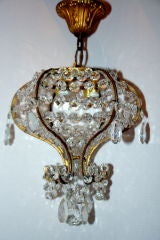 Gilt Metal Light Fixture