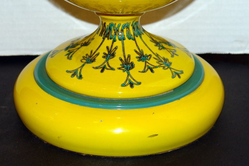 Mid-20th Century Hand-painted Mid Century Italian Table Lamps
