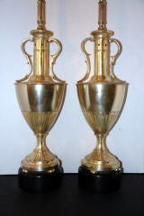 English Silver Plated Table Lamps