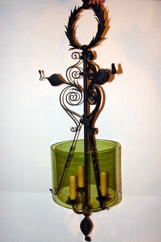 Wrought Iron Light Fixture