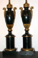 Pair of Empire Style Lamps