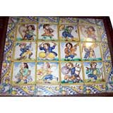 A SET OF DUTCH TILES