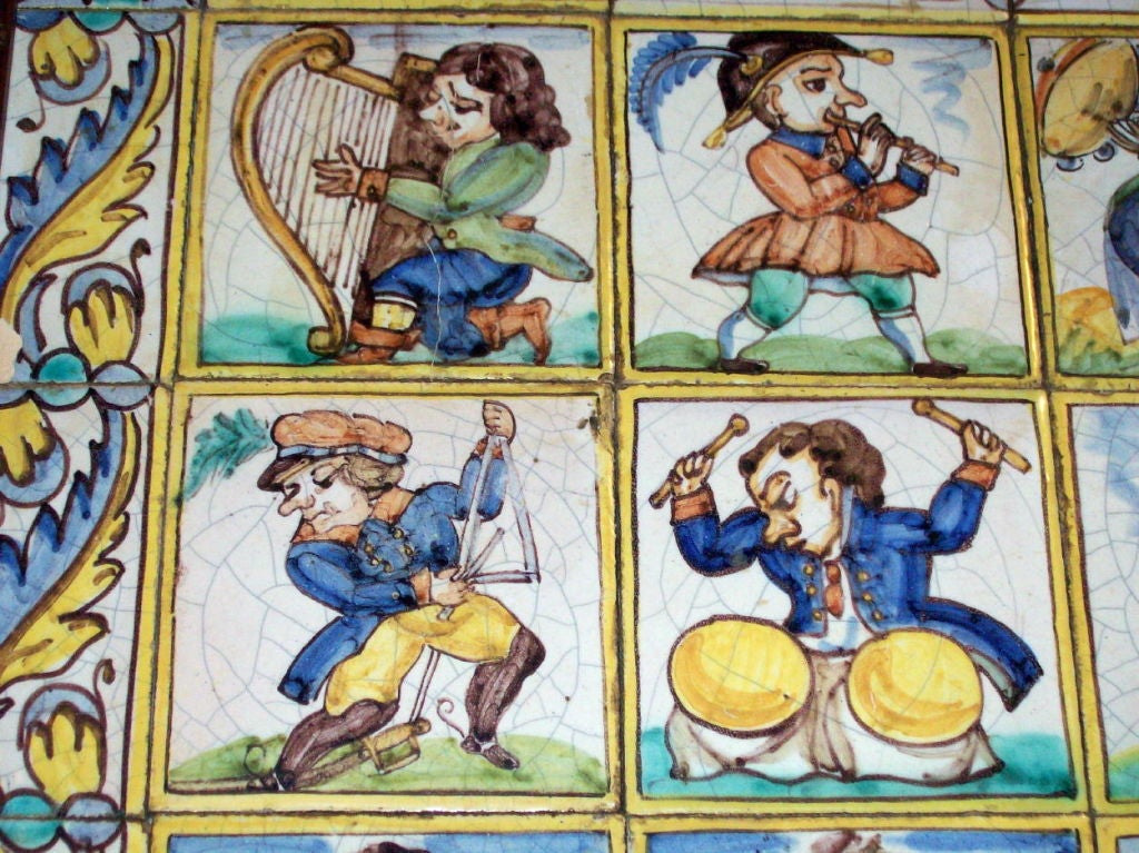 A SET OF DUTCH TILES