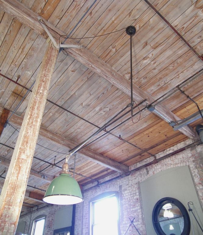 O.C. White Industrial Ceiling Light