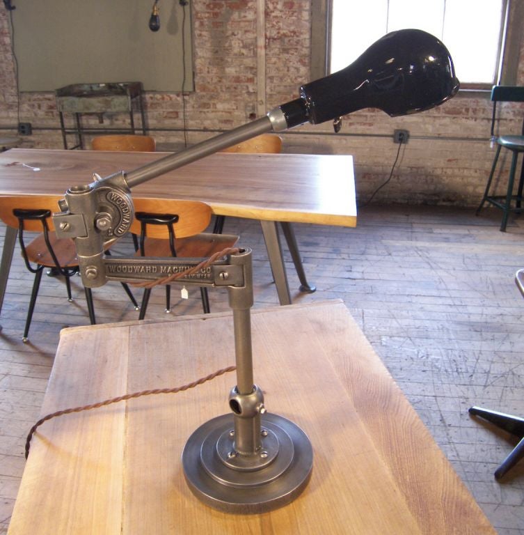 WoodWard Machine Lamp