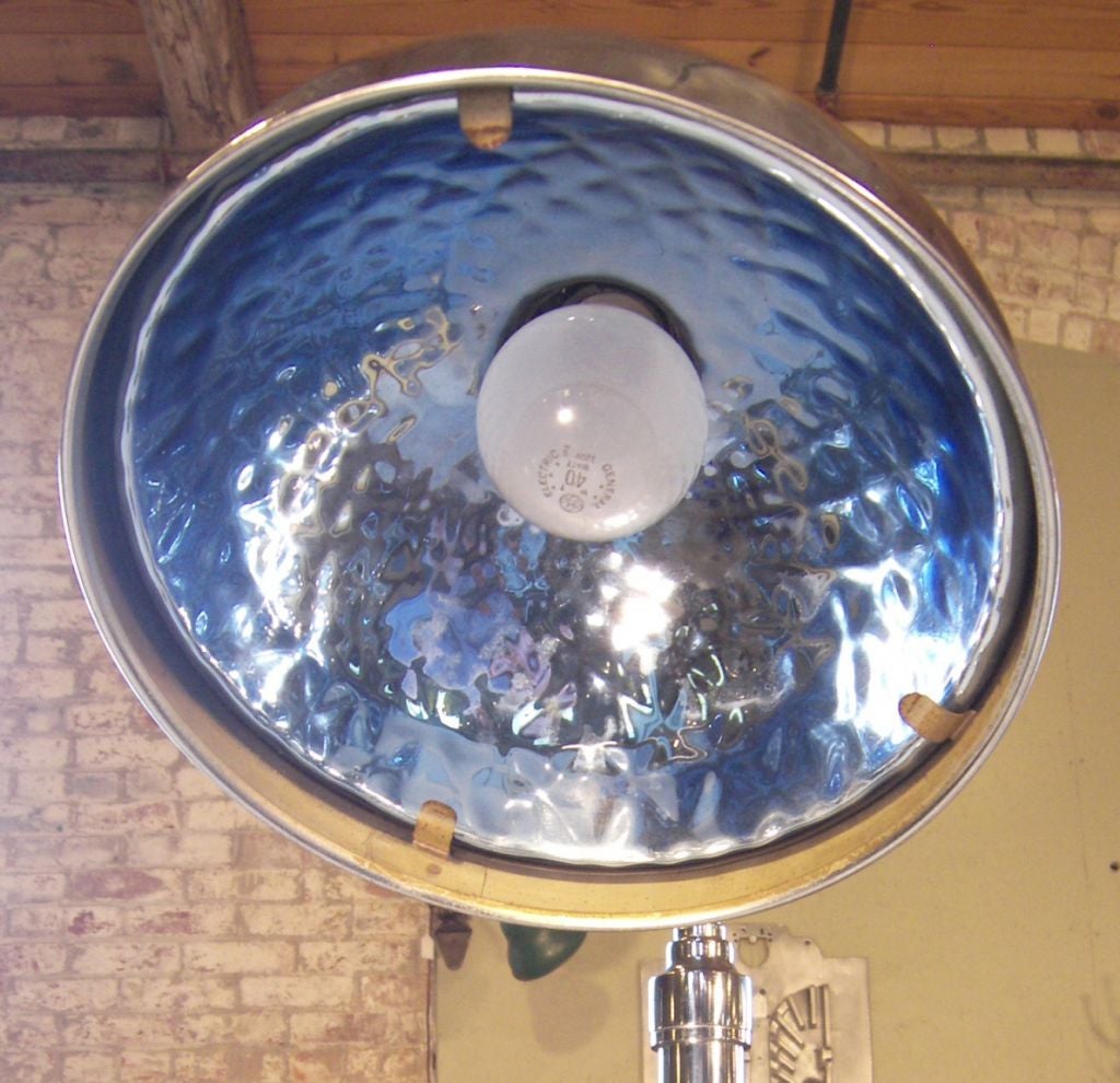 Steel Vintage Medical Mercury  Lamp