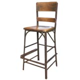 Vintage Industrial Stool