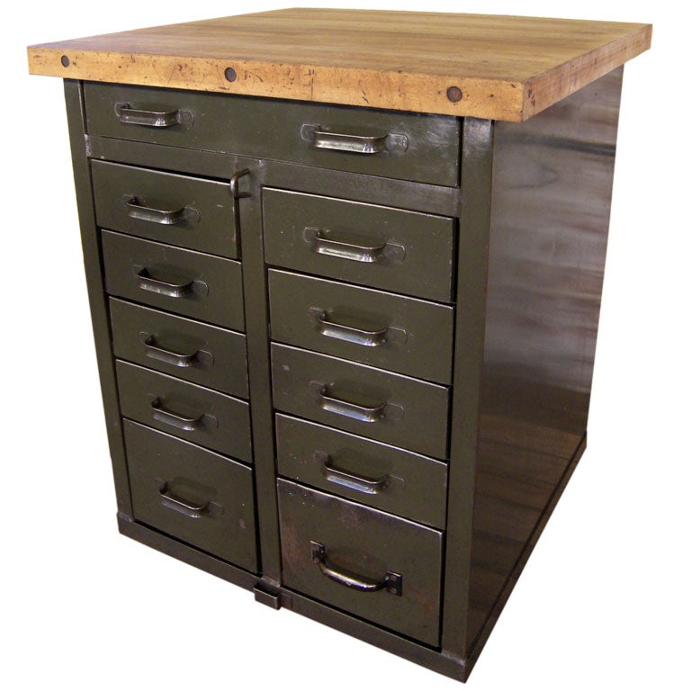 Vintage Industrial Cabinet