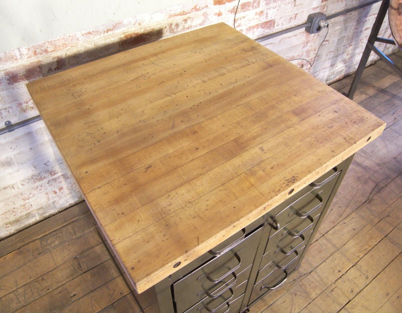 Vintage Industrial Cabinet 1