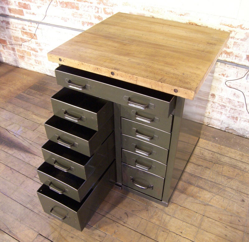 Vintage Industrial Cabinet 3