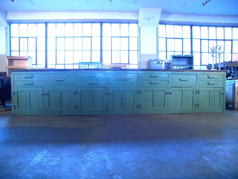 Vintage Laboratory Cabinet