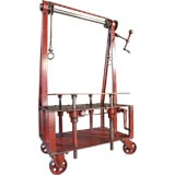 Vintage Industrial  Lift Cart