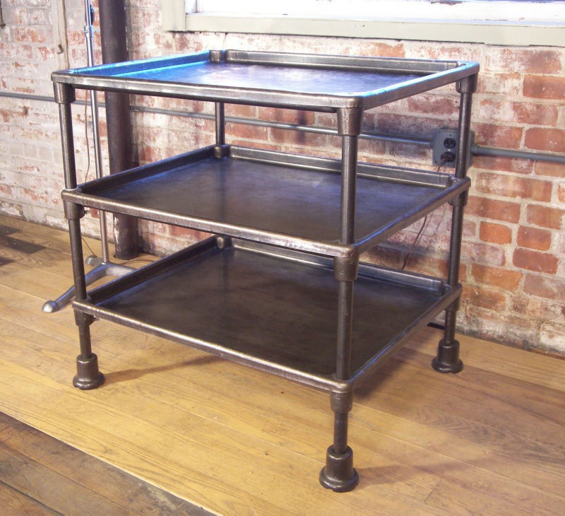 Industrial Three Tier Table